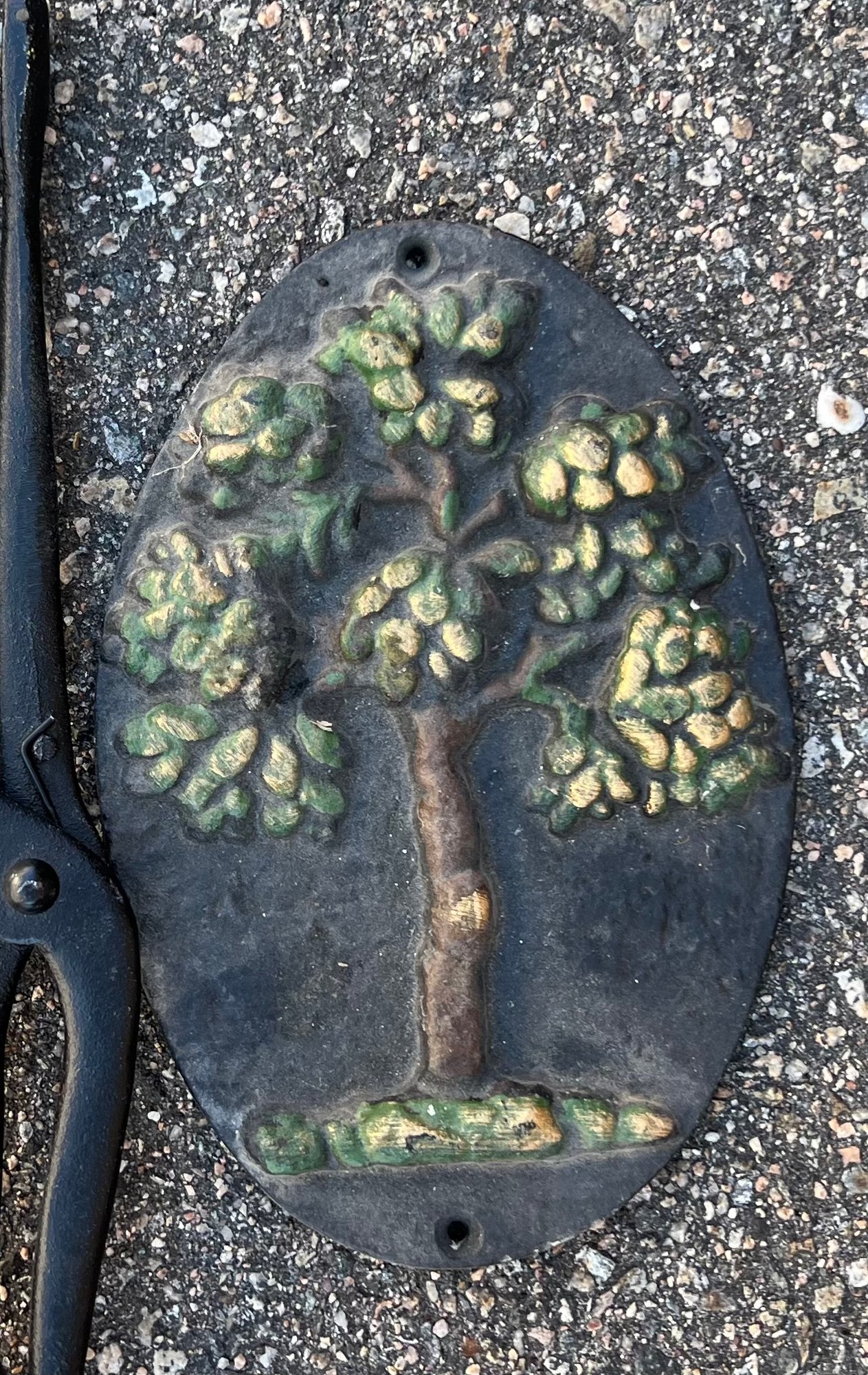 Cast Iron Fire Mark Tree #42092 | Auctionninja.com