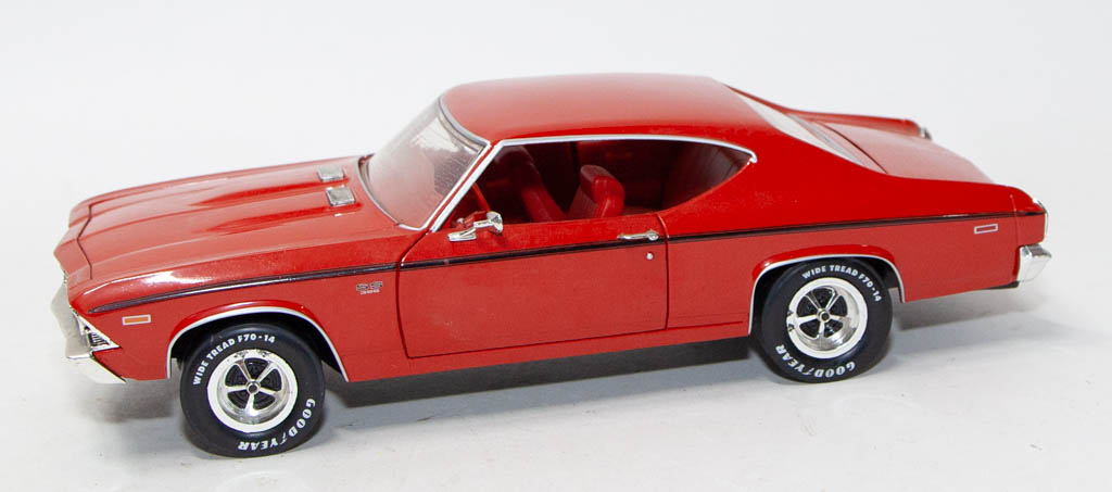 ERTL Red 1969 Chevy Chevelle SS 1/18 Scale #43614 | Auctionninja.com