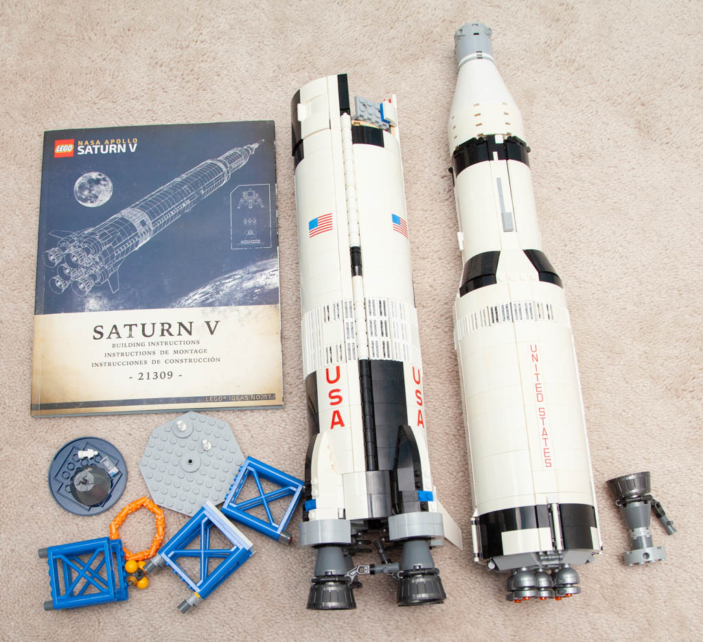 Lego NASA Apollo Saturn V 21309 Includes Instruction Book #51904