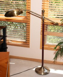 Vintage-style Boom Arm Pharmacy Floor Lamp
