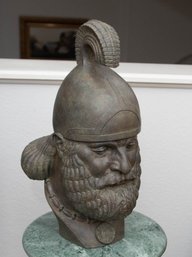 Assyrian Soldier Polyresin Statue