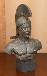 Leonidas The Spartan King Bust Metal On Polyresin