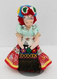 Vintage Hungarian Maty Folk Art Doll