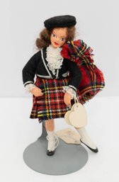 Peggy Nisbet 'Happy Dolls' Series Collector Doll Named Elspeth, A Wee Highland Dancer From The Mid-1960s