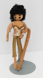 Highly Collectible Vintage Mabu Doll, Carefully Handcrafted In Switzerland During The 1960s
