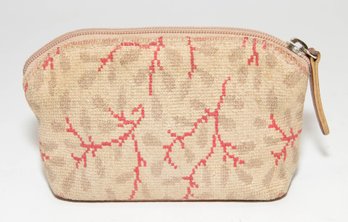 Stubbs And Wootton Palm Beach Embroidered Cosmetic Zip Pouch
