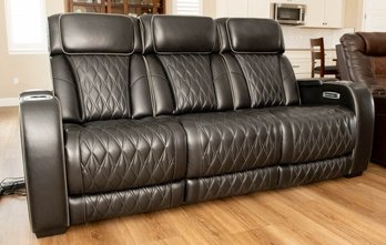 Excellent! Boyington Power Reclining Sofa By Signature Design By Ashley Heat, Massage And Lights