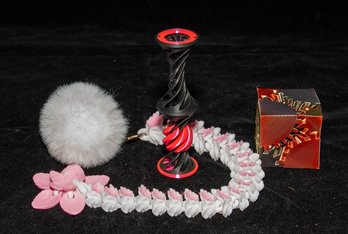 3D-printed Items, Focusing On The Cherry Blossom Dragon And A Set Of Spiral Passthrough Fidget Toys