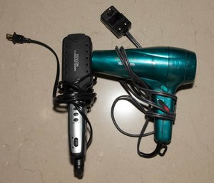 Revlon Tourmaline Ceramic Hair Straightener And An 1875 Watt Hair Dryer