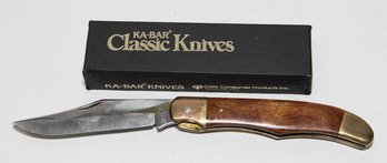 Vintage KA-BAR 1183 Classic Lockback Folding Pocket Knife