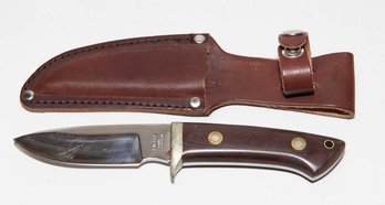 Vintage Fixed-blade Hunting Knife Khyber 2650, A 'Loveless Style' Drop-point Hunter