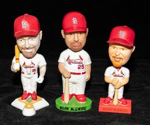 Collection Of Vintage Mark McGwire Bobbleheads From His Time With The St. Louis Cardinals
