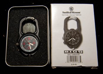 Smith & Wesson Tactical LED Clip Watch