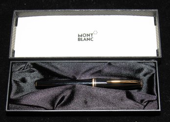 Black And Gold Montblanc Generation Rollerball Pen