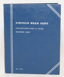 Whitman Lincoln Head Cent Collection Number One Coin Folder Between 1909 And 1940 (incomplete)