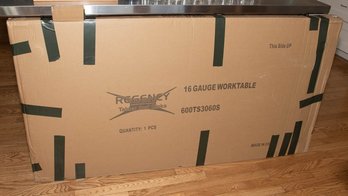 New! Regency 16 Gauge Worktable (model 600TS3060S) Commercial Stainless Steel Prep Table W/undershelf