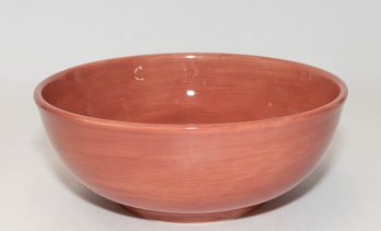 Espana Hand-painted Cherry-red Terracotta Mixing Bowl