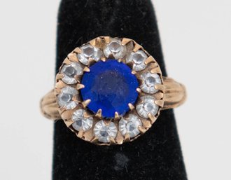 Victorian Costume And Heirloom Jewelry Made With Paste Gemstones Size 3.75