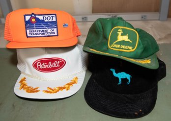 Vintage Corporate Promotional And Workwear Snapback Hats From The 1980s And 1990s
