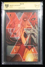Signed Copy! 'Die #19,' Featuring A Jenny Frison Variant Cover And Rated 9.8 By CBCS