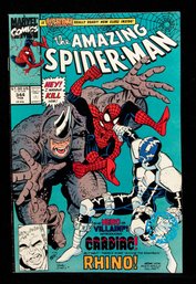 The Amazing Spider-Man #344, A Key Issue Published By Marvel Comics In February 1991