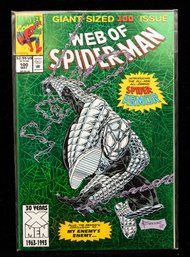 Web Of Spider-Man #100, A 'Giant-Sized' 100th Anniversary Issue Published By Marvel Comics In May 1993