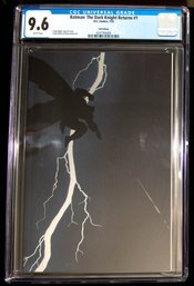 Foil Edition Of Batman: The Dark Knight Returns #1, Graded At A 9.6 (Near Mint)