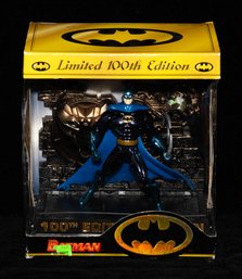Limited 100th Edition Batman Action Figure, Released In 1996 By Kenner (a Subsidiary Of Hasbro At The Time)