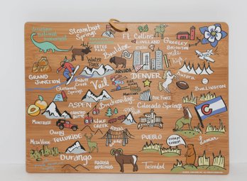 2022 Totally Bamboo Colorado Cutting Board With Artwork By Fish Kiss