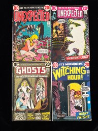 Unexpected, Ghosts And Witching Hour Classic Bronze Age DC Horror Comics, Specifically From The Early 1970s