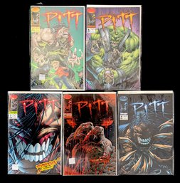 Five Issues From The Pitt Comic Book Series, Created And Illustrated By Dale Keown.
