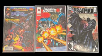 Night Man Vs. Wolverine #0,Bloodshot #0,I Am Batman #1 (Tyler Kirkham Variant)