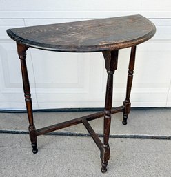 Demilune Console Table, Also Known As A Half-moon Table
