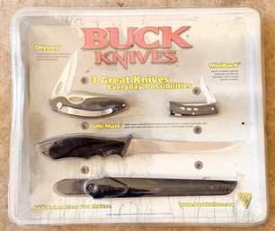 Buck Knives '3 Great Knives Everyday Possibilities' Collection Set New