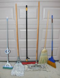 Housed Mops And Brooms