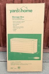 Yard & Home Storage Box By Suncast Is A 63-gallon, Lockable Outdoor Deck Box