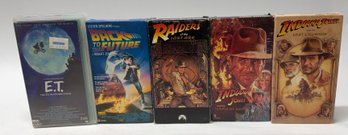 Spielberg VHS Tape Classics Like E.T. The Extra-Terrestrial, Back To The Future, And The In
