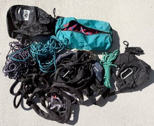 Rock Climbing Equipment Includes Ropes And Hardware