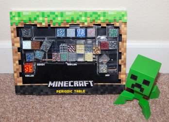 Mattel Minecraft Periodic Table Of Elements Science Set And 6-inch Minecraft Creeper Vinyl Figure