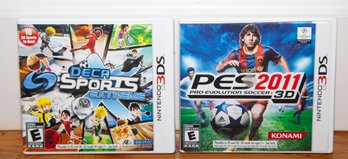Nintendo 3DS Video Games: Deca Sports Extreme And Pro Evolution Soccer 2011 3D.