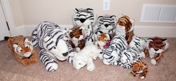 Collection Of Stuffed White Tigers Many NWT