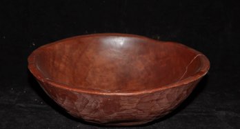 Primitive Handcrafted Wooden Dough Bowl