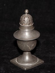 Antique Pewter Pepper Caster Early 19th Century