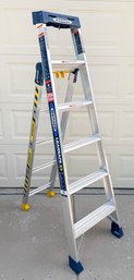 Werner LEANSAFE X3 Aluminum 3-in-1 Multi-purpose Ladder 300lb Duty