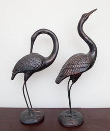 Sunjoy Bronze Color Cast Cranes