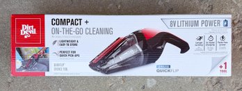 Dirt Devil Quick Flip Cordless Hand Vacuum, Model BD30010 NIB