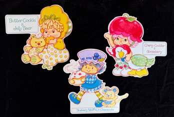 1980s American Greetings Strawberry Shortcake Character Double-sided Hanging Ceiling Displays