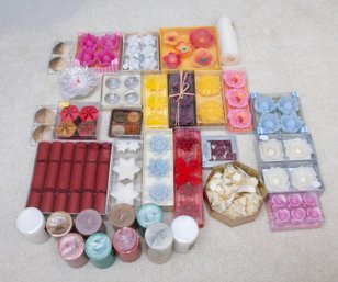 Large Collection Of New Floating And Pillar Candles