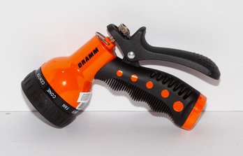 New Dramm Revolver Heavy Duty 9-Pattern Garden Hose Spray Nozzle.