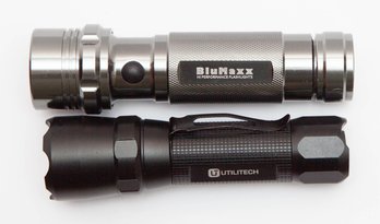 Utilitech LED Miniature Flashlight And BluMaxx Hi-Performance Flashlight.